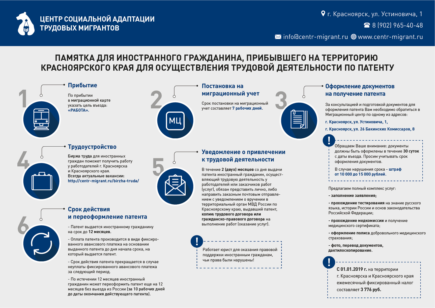 работа с патентами и иностранными гражданами 2019 год (100) фото